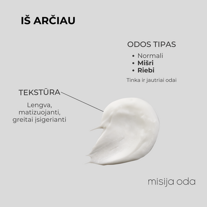 DERMEDEN Drėkinantis matifikuojantis kremas LIGHT CREAM