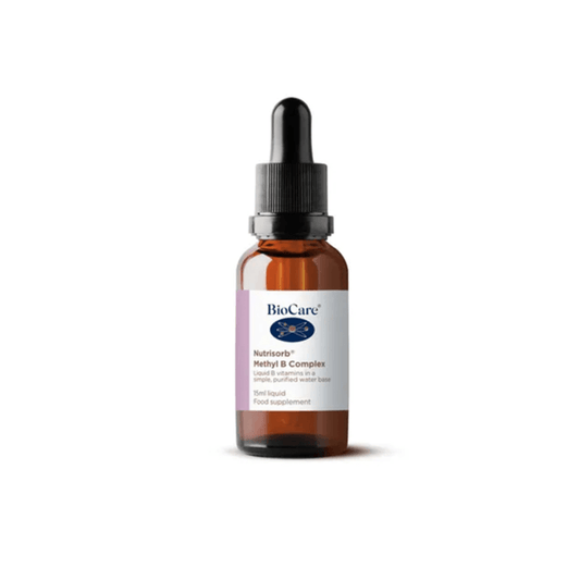 B grupės vitaminų kompleksas (skystas) LIQUID METHYL B COMPLEX | BIOCARE | Misija oda