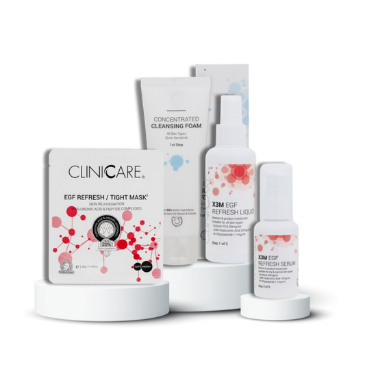 Gaivinamasis drėkinamasis rinkinys REFRESH + DOVANA | Cliniccare | MISIJA ODA