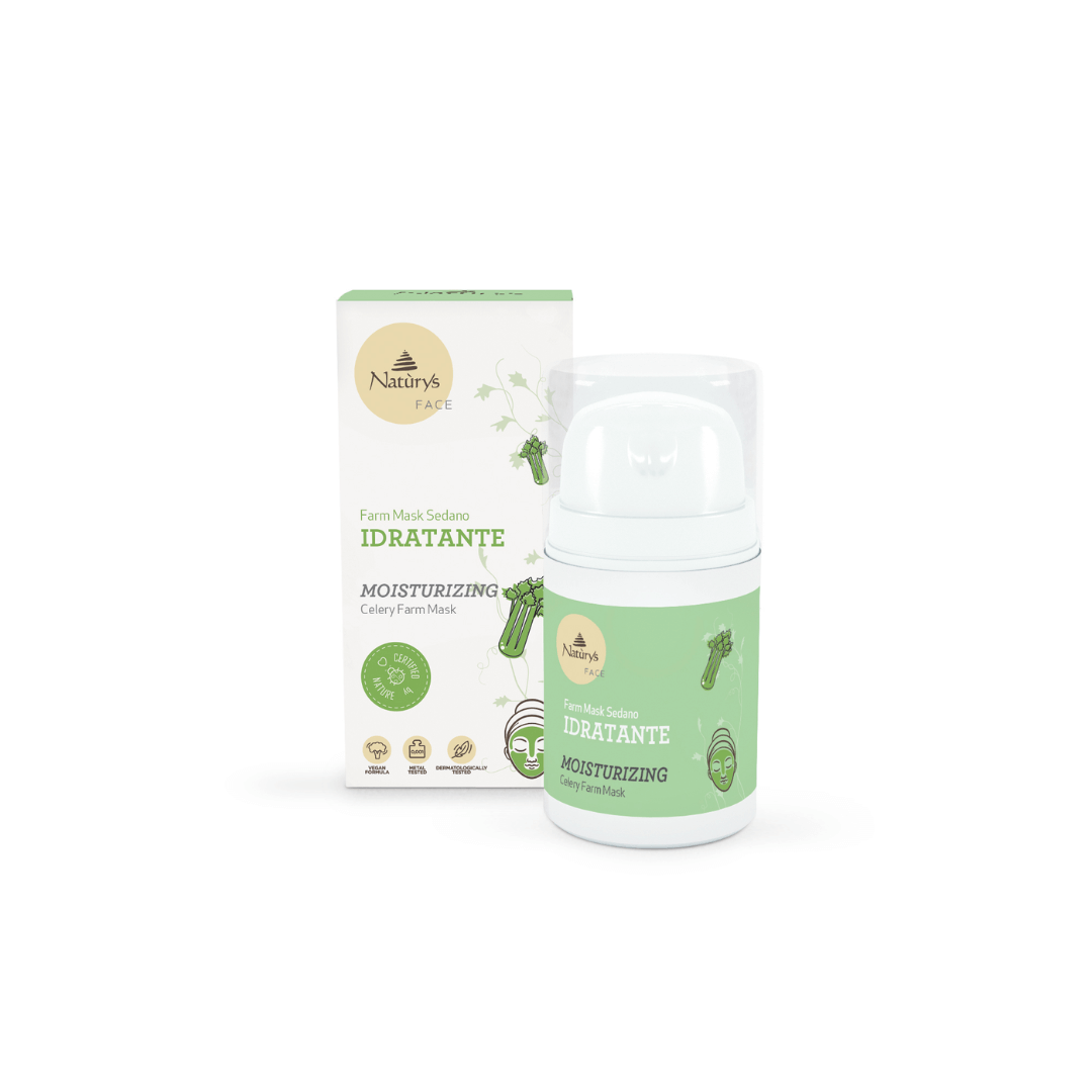 Giliai drėkinanti veido kaukė Celery Mask | NATURYS | MISIJA ODA