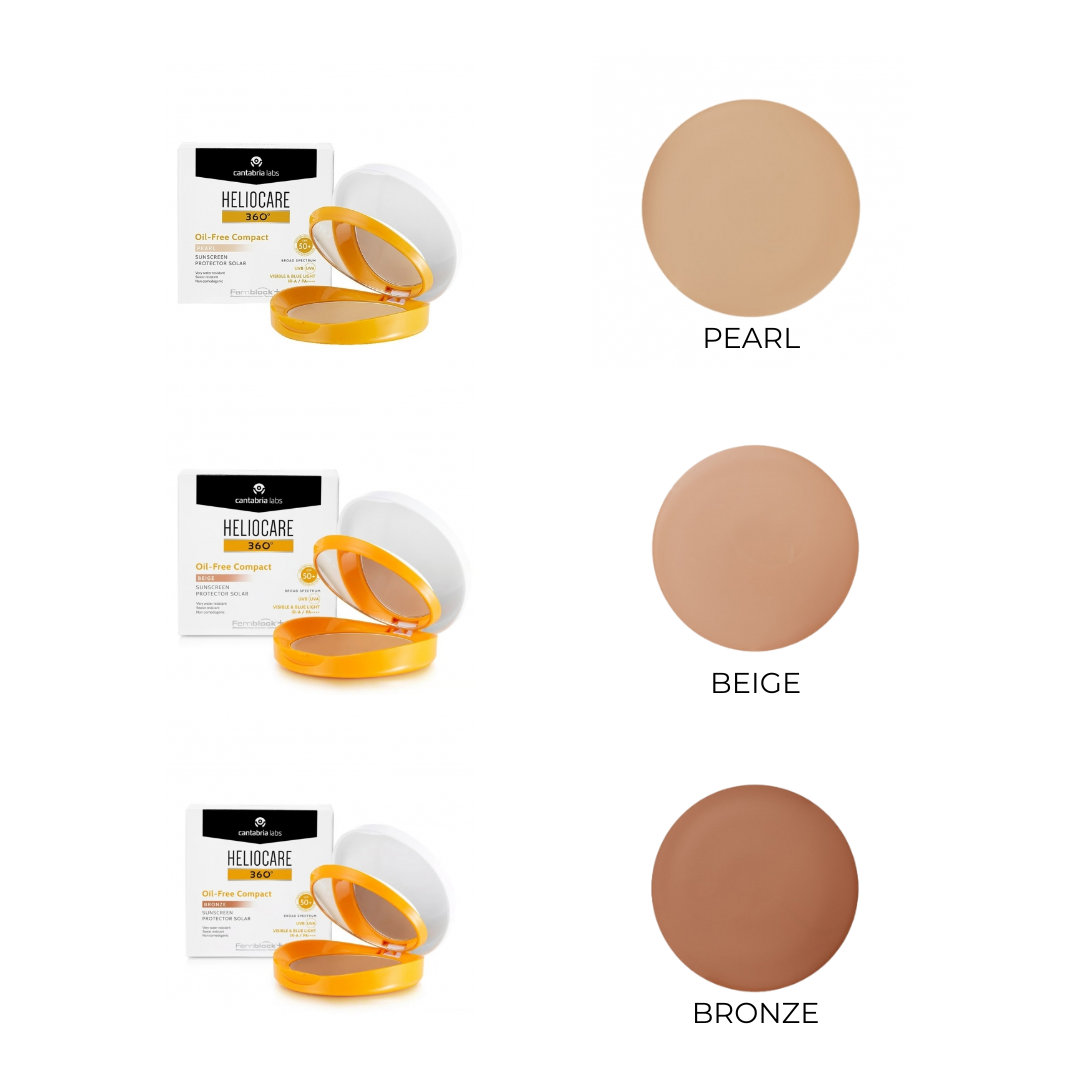 HELIOCARE OIL-FREE Apsauginė kompaktinė pudra riebiai odai su SPF 50 | misija oda