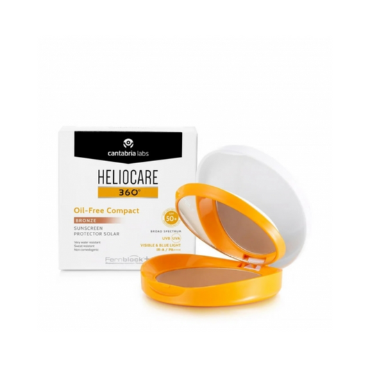 HELIOCARE OIL-FREE Apsauginė kompaktinė pudra riebiai odai su SPF 50 | misija oda