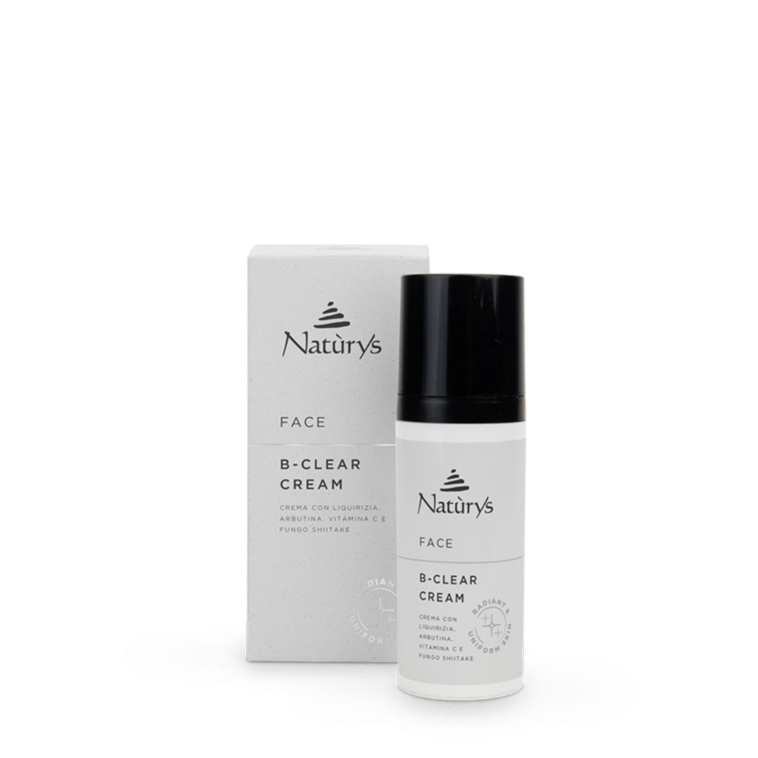 Kremas nuo pigmentacijos su shiitake grybų ekstraktu B-CLEAR CREAM | NATURYS | MISIJA ODA