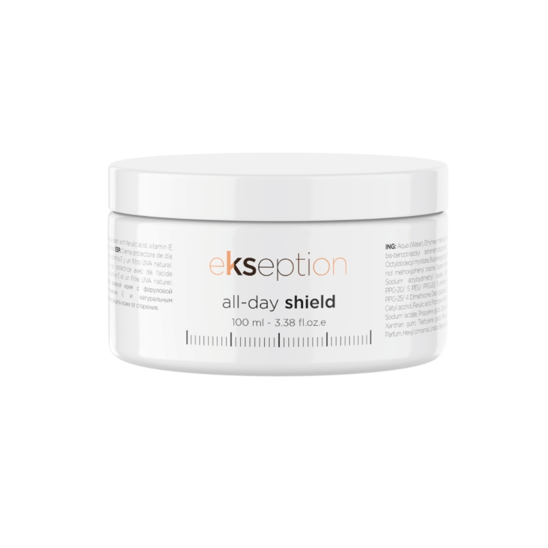 Ekseption apsauginis dieninis kremas ALL DAY SHIELD SPF50+ | MISIJA ODA