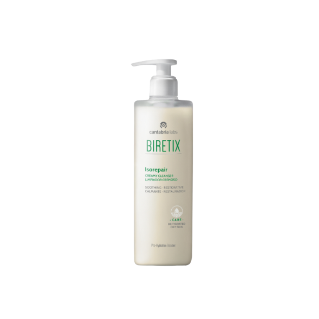 Kreminis prausiklis jautriai aknės pažeistai odai ISOREPAIR CREAMY CLEANSER | Biretix | MISIJA ODA