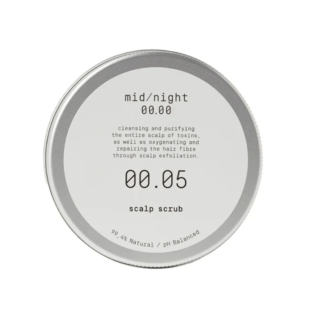 Natūralus galvos odos šveitikis Scalp Scrub 00.05 | MID/NIGHT 00.00 | MISIJA ODA