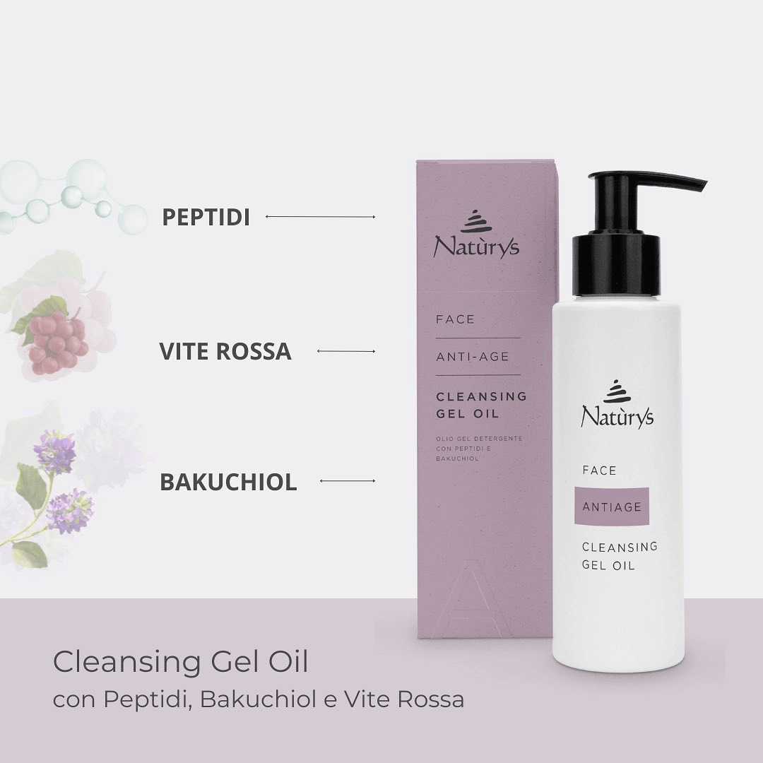 Gelinis aliejinis prausiklis CLEANSING GEL OIL | NATURYS | MISIJA ODA