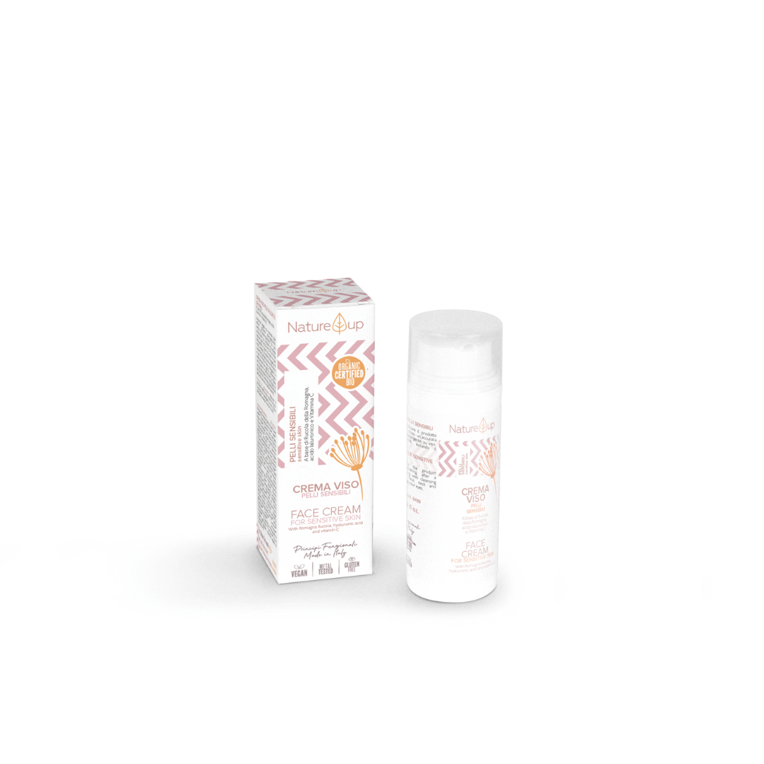Raminantis kremas jautriai veido odai SENSITIVE SKIN FACE CREAM | NATURYS | MISIJA ODA