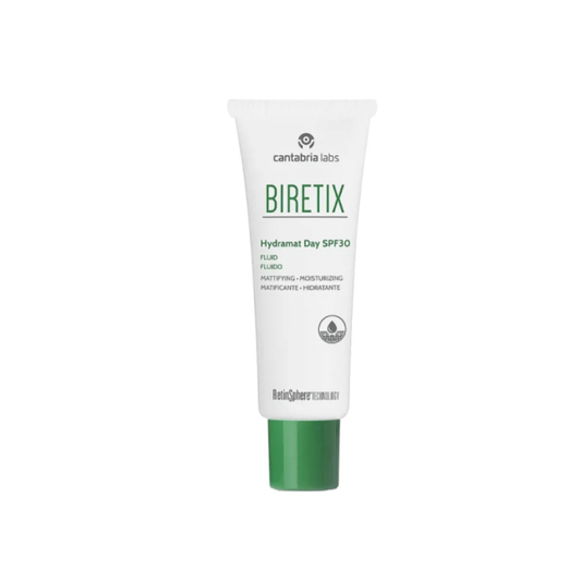 Riebios odos kremas fluidas Hydramat Day SPF30 | Biretix | MISIJA ODA
