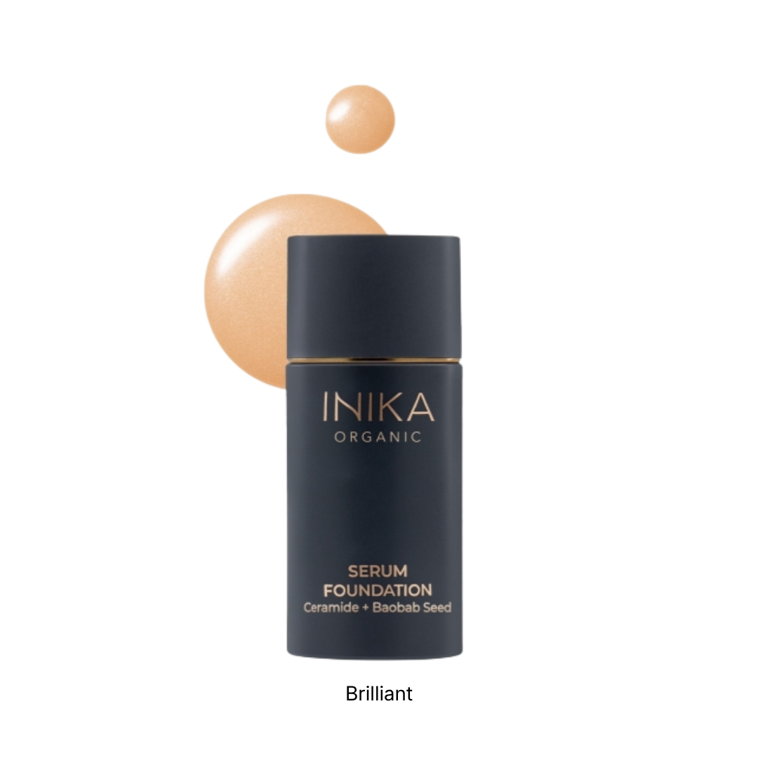 Seruminis makiažo pagrindas SERUM FOUNDATION | Brilliant | Inika Organic | MISIJA ODA
