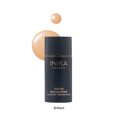 Seruminis makiažo pagrindas SERUM FOUNDATION | Brilliant | Inika Organic | MISIJA ODA