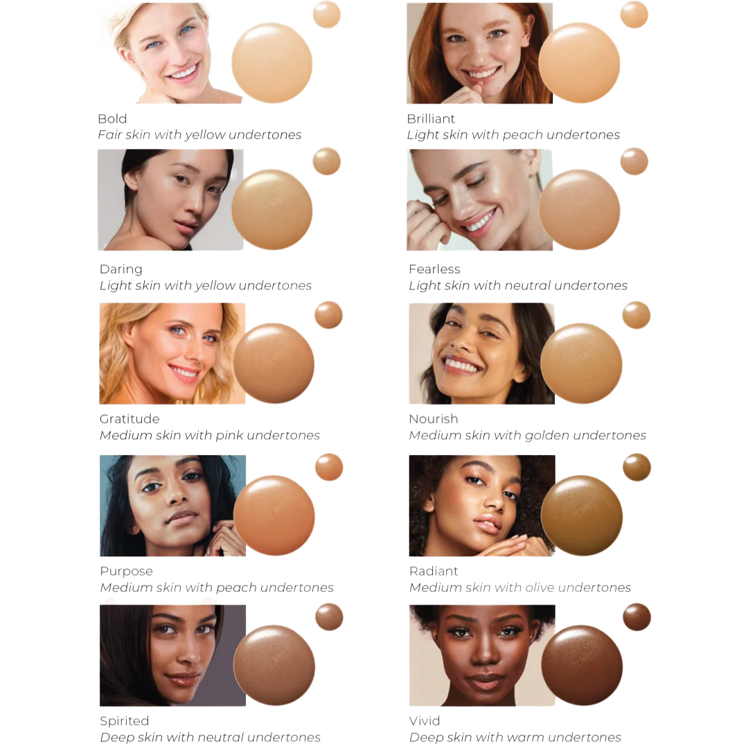Seruminis makiažo pagrindas SERUM FOUNDATION | Inika Organic | MISIJA ODA