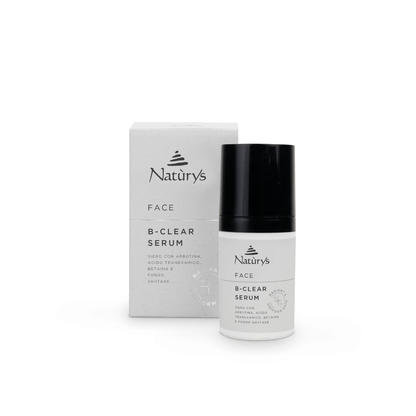 Veido serumas nuo pigmentacijos su traneksamu B-CLEAR | NATURYS | MISIJA ODA