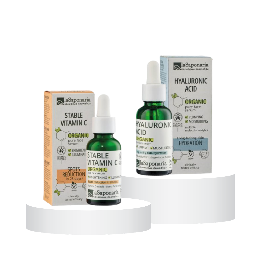 Hialurono ir Vitamino C rinkinys | La Saponaria | MISIJA ODA