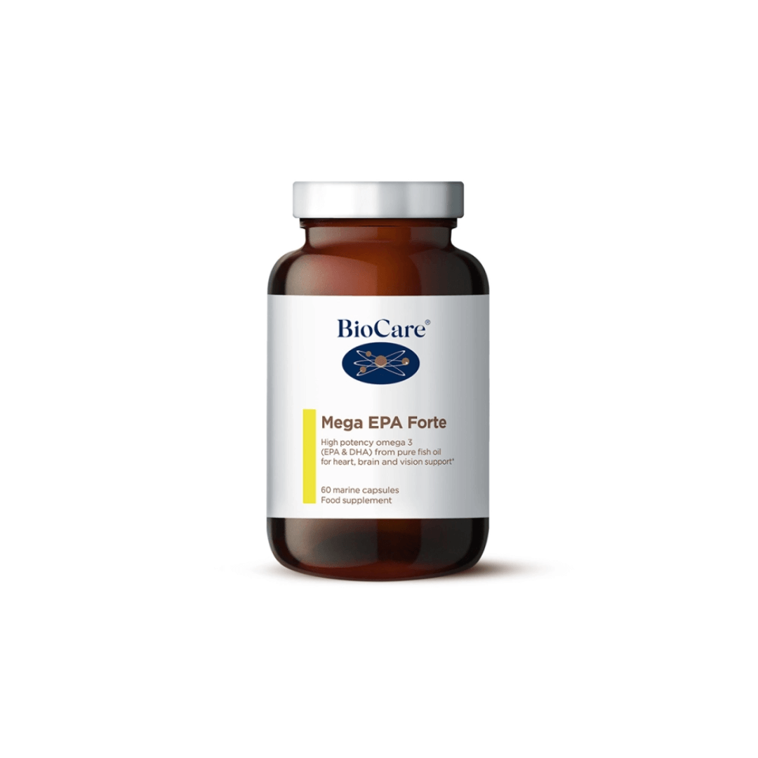 Žuvų taukai su Omega-3 MEGA EPA Forte | Biocare | MISIJA ODA