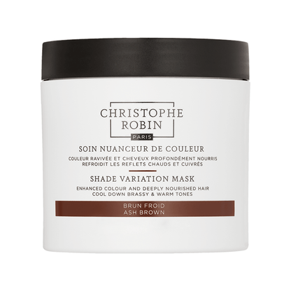 Dažanti plaukų kaukė SHADE VARIATION MASK - ASH BROWN | Christophe Robin | MISIJA ODA