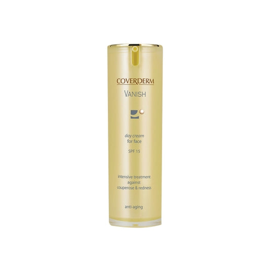 COVERDERM Dieninis kremas prieš kuperozę VANISH DAY CREAM SPF15