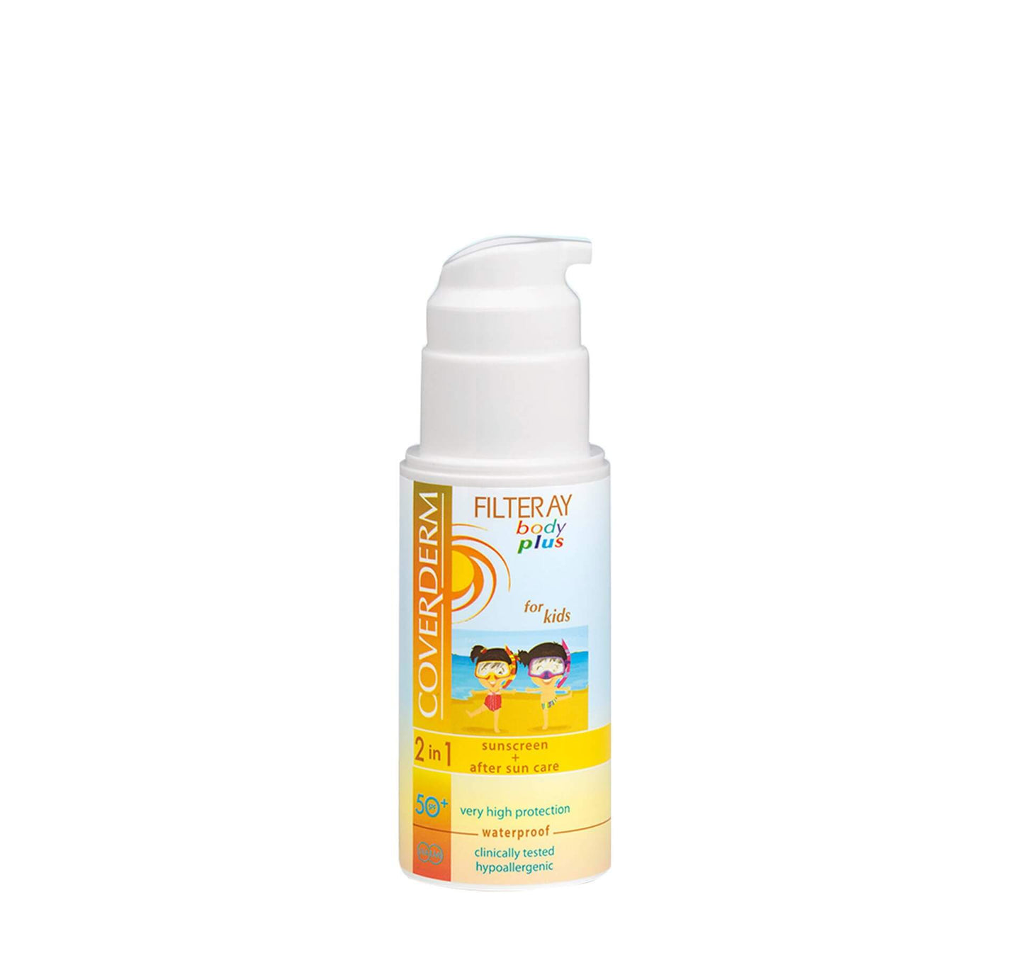 Coverderm apsauginis kremas nuo saulės vaikams SPF50+ FILTERAY FOR KIDS SPF50+